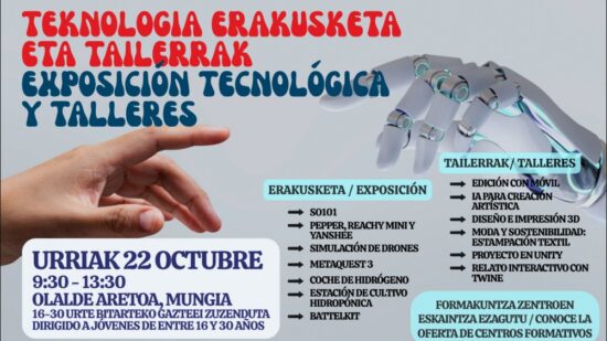 Mungia se llena de robots, drones e inteligencia artificial este jueves