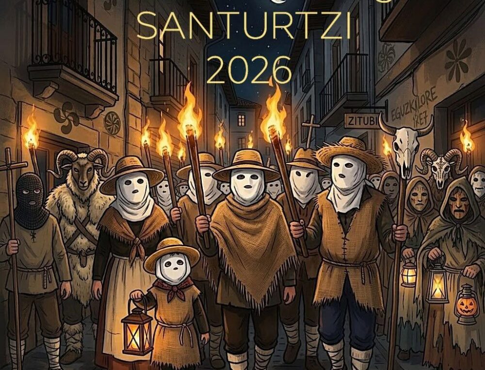Santurtzi busca vecinos para recuperar la tradición de Gau Beltza