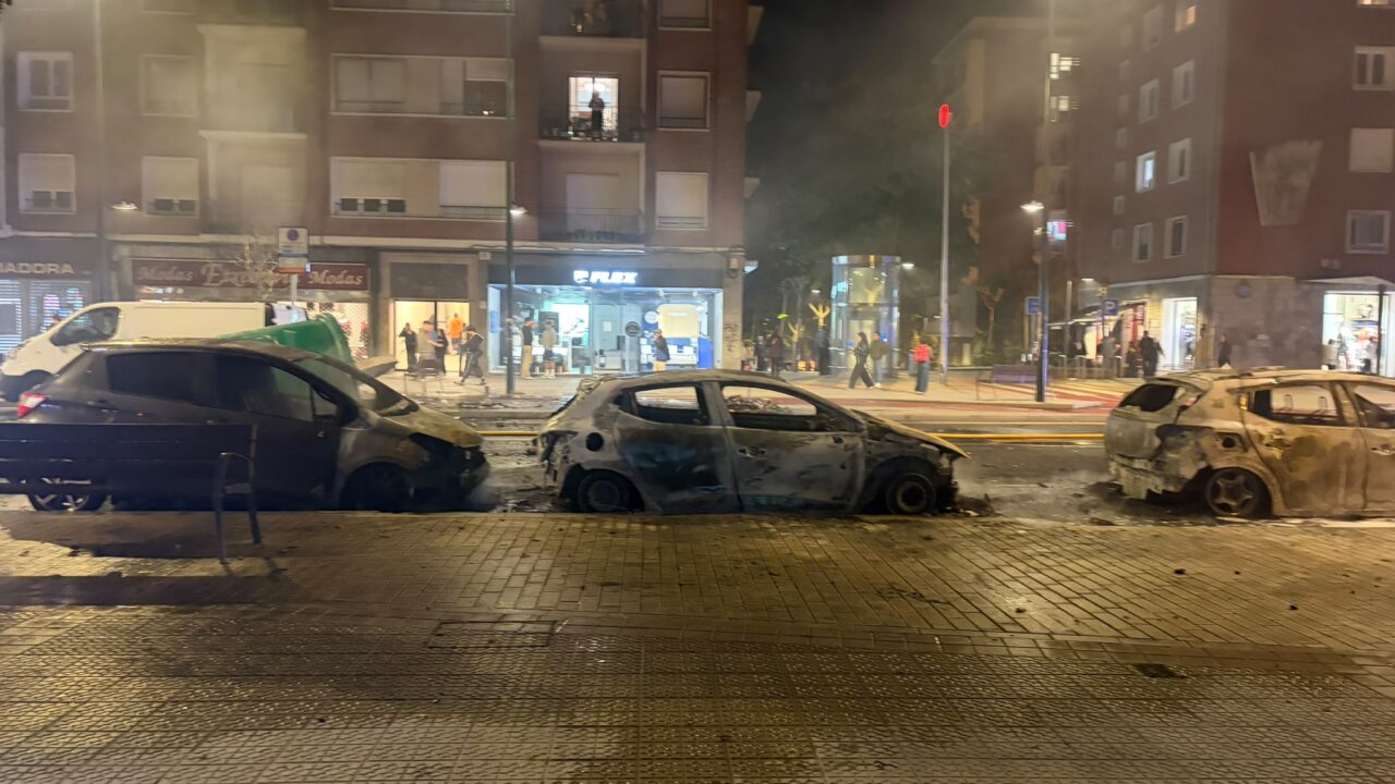 PNV, PSE-EE, PP, EH Bildu y Elkarrekin Bilbao valoran los disturbios de Bilbao en Radio Nervión