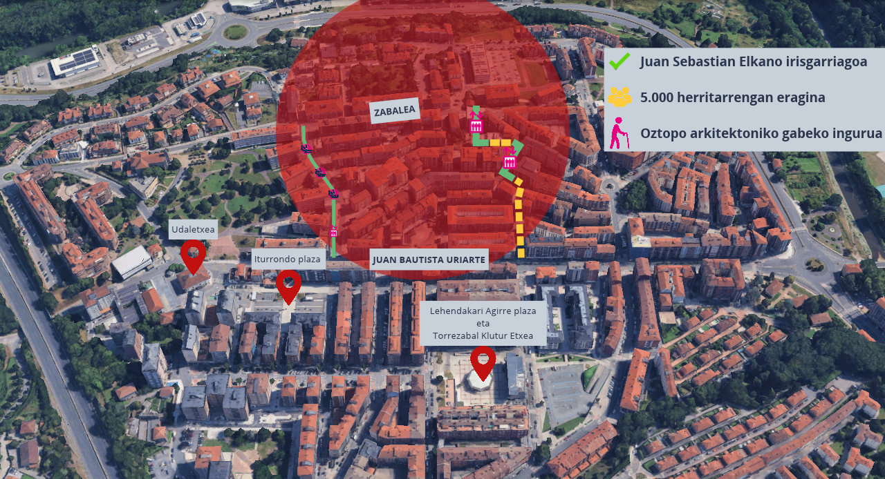 Así será el nuevo ascensor de Galdakao que mejorará la accesibilidad de 5.000 vecinos