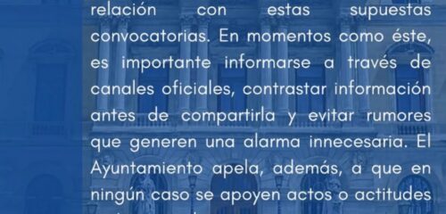 La Policía de Bilbao niega que esté alertando en casas sobre posibles disturbios el sábado