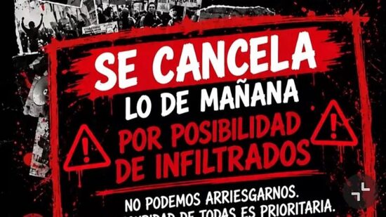 Blocus cancela la convocatoria de Bilbao, pero crece la preocupación por posibles disturbios